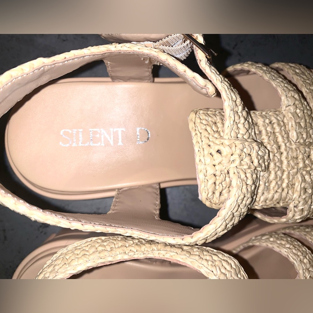 Anthropologie Silent D Freda Fisherman Sandals in Neutral Size 39 8.5 US - Picture 7 of 7